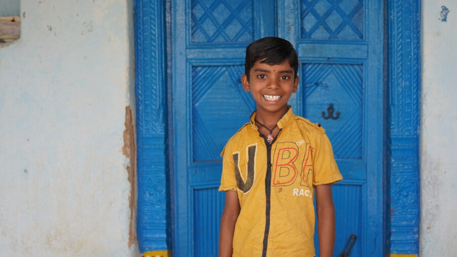 Srikanth is a fourth grade student who took part in Pratham's 2023 CAMaL Ka Camp.
